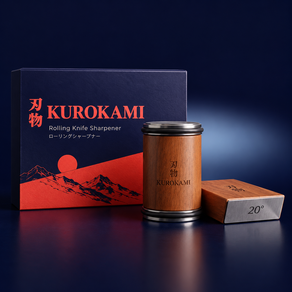 Kurokami Diamond Rolling Knife Sharpener™