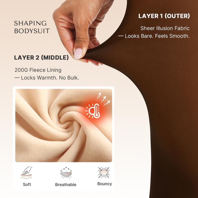 Fleeceshape Tights Bodysuit