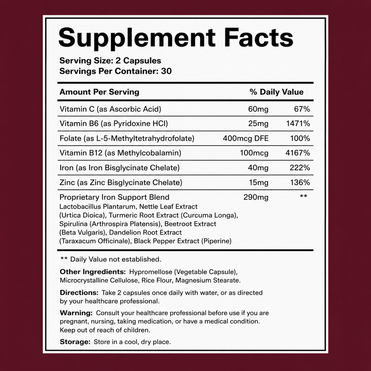 Nurava FerraVital Ferritin Complex